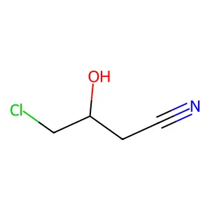 Butanenitrile, 4-chloro-3-hydroxy- structure