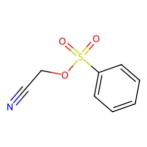 Cyanomethyl benzenesulphonate structure