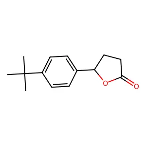 5-(4-Tert-butylphenyl)oxolan-2-one structure