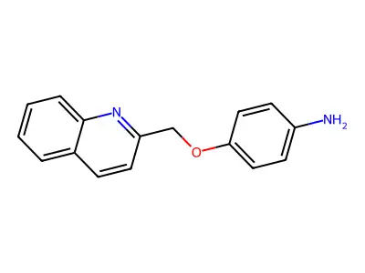 4-(Quinolin-2-ylmethoxy)aniline structure