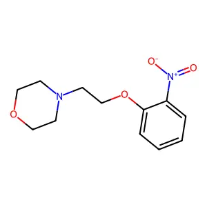 4-[2-(2-Nitrophenoxy)ethyl]morpholine structure