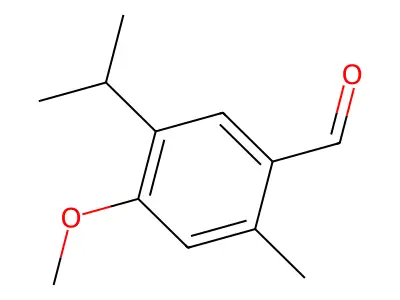 5-Isopropyl-4-methoxy-2-methylbenzaldehyde structure