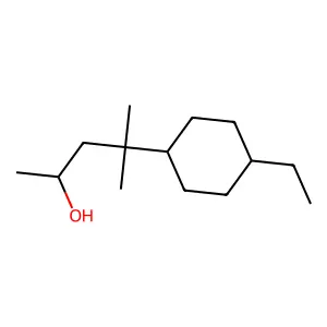 4-Ethyl-alpha,gamma,gamma-trimethylcyclohexanepropanol structure