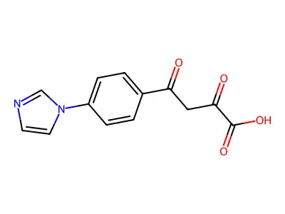 4-[4-(1h-Imidazol-1-yl)phenyl]-2,4-dioxo-butanoic acid structure