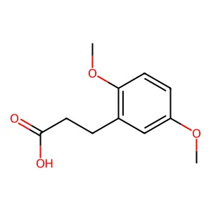 Benzenepropanoic acid, 2,5-dimethoxy- structure