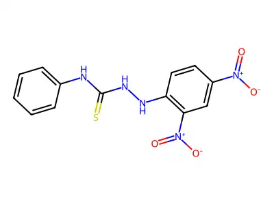 1-(2,4-Dinitrophenyl)-4-phenyl-3-thiosemicarbazide structure