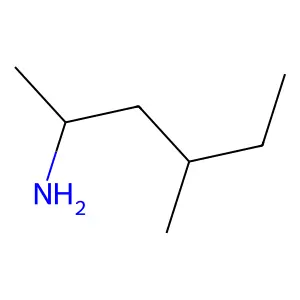 1,3-Dimethylamylamine structure
