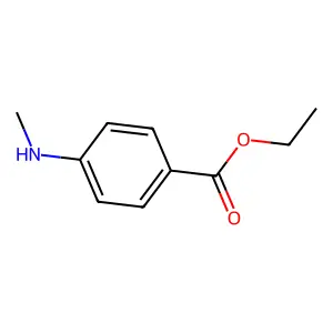 Ethyl 4-(methylamino)benzoate structure