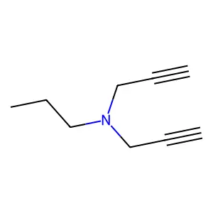 Propyldi-2-proynylamine structure