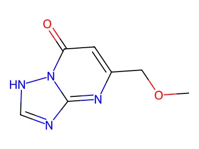 5-(methoxymethyl)[1,2,4]triazolo[1,5-a]pyrimidin-7(4H)-one structure