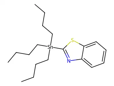 2-(Tributylstannyl)-1,3-benzothiazole structure