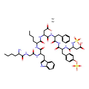 cholecystokinin (26-33), N-alpha-hydroxysulfonyl-Nle(28,31)- structure