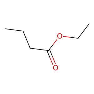 Ethyl butyrate structure