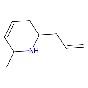 rac-(2R,6R)-2-allyl-6-methyl-1,2,3,6-tetrahydropyridine structure