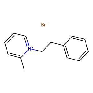 1-Phenethyl-2-picolinium bromide structure