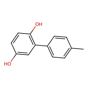 (1,1'-Biphenyl)-2,5-diol, 4'-methyl- structure