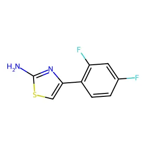 2-Amino-4-(2,4-difluorophenyl)thiazole structure