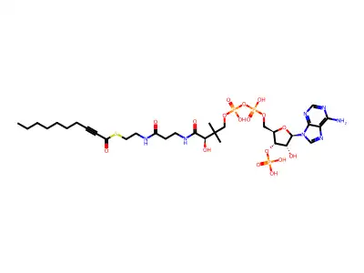 dec-2-ynoyl-coenzyme A structure