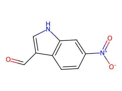6-nitro-1H-indole-3-carbaldehyde structure