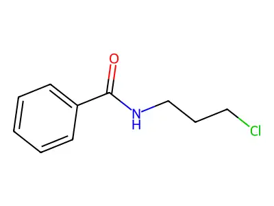 N-(3-chloropropyl)benzamide structure