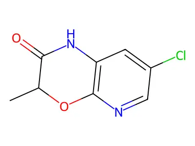 7-Chloro-3-methyl-1H-pyrido[2,3-b][1,4]oxazin-2(3H)-one structure