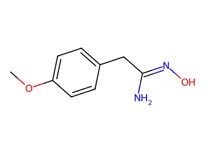 N-Hydroxy-2-(4-methoxyphenyl)acetimidamide structure
