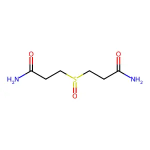Propanamide, 3,3'-sulfinylbis- structure