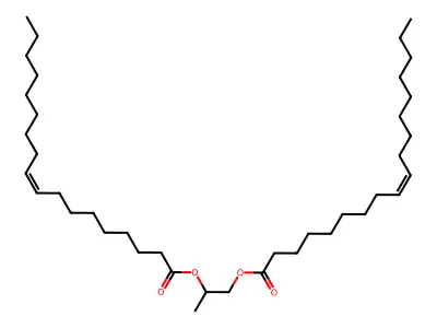 2-Octadec-9-enoyloxypropyl octadec-9-enoate structure