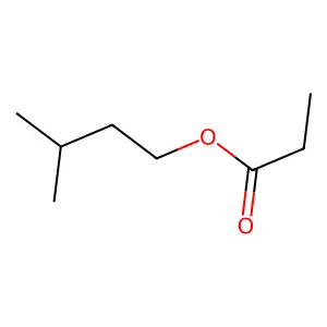 Isoamyl propionate structure