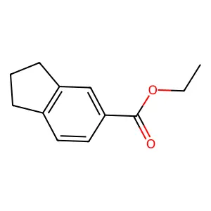 Ethyl 2,3-dihydro-1H-indene-5-carboxylate structure