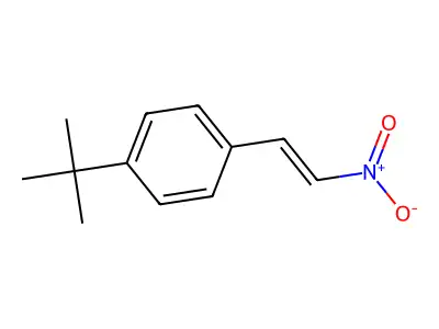 1-Tert-butyl-4-(2-nitroethenyl)benzene structure