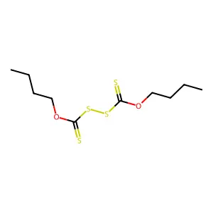 Dibutyl xanthogen disulfide structure