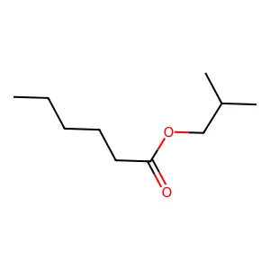 Isobutyl hexanoate structure