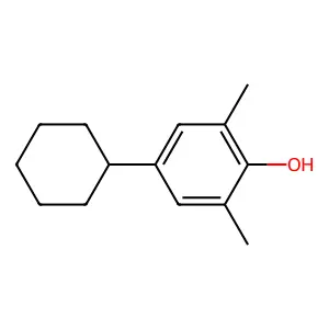 4-Cyclohexyl-2,6-xylenol structure
