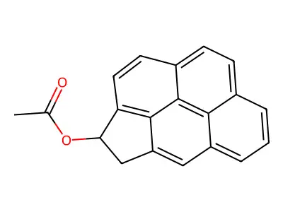 3-Acetoxy-3,4-dihydrocyclopenta(cd)pyrene structure