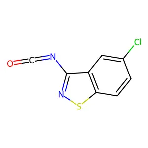5-Chloro-3-isocyanato-1,2-benzothiazole structure