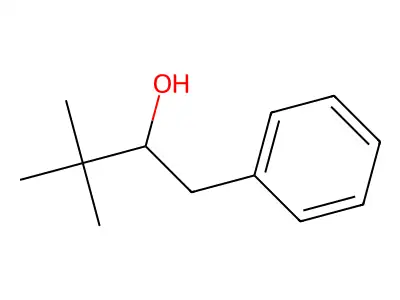 3,3-Dimethyl-1-phenylbutan-2-ol structure