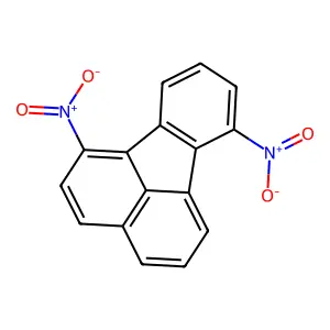 Fluoranthene, 1,7-dinitro- structure