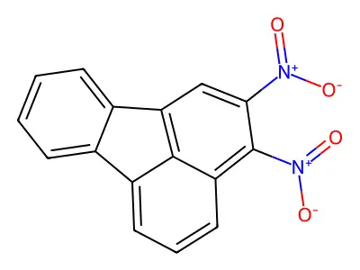 2,3-Dinitrofluoranthene structure