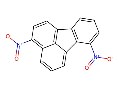 3,7-Dinitrofluoranthene structure