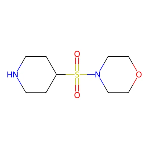 Morpholine, 4-piperidinosulfonyl- structure