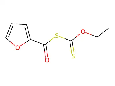 Carbonic acid, dithio-, anhydrosulfide with thio-2-furoic acid, O-ethyl ester structure