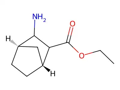 Ethyl 3-aminobicyclo[2.2.1]heptane-2-carboxylate structure