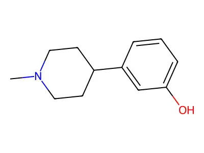 3-(1-Methylpiperidin-4-yl)phenol structure