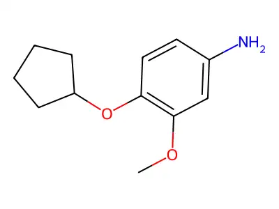 m-Anisidine, 4-(cyclopentyloxy)- structure