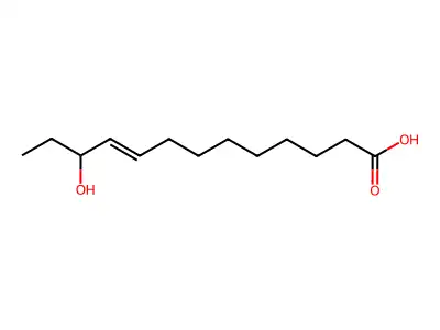 11-Hydroxy-9-tridecenoic acid structure