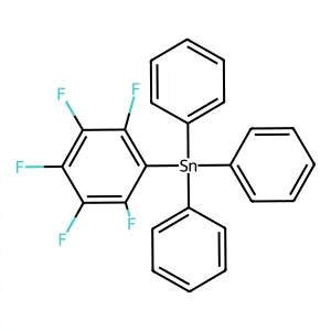 Stannane, (pentafluorophenyl)triphenyl- structure