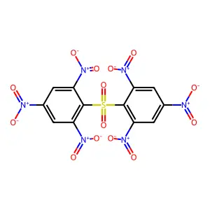 Benzene, 1,1'-sulfonylbis(2,4,6-trinitro- structure