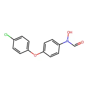 N-Hydroxy-N-(4-(4-chlorophenoxy)phenyl)formamide structure