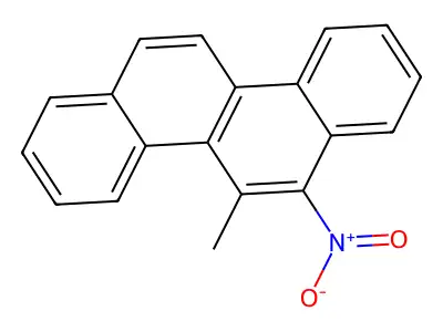 6-Nitro-5-methylchrysene structure